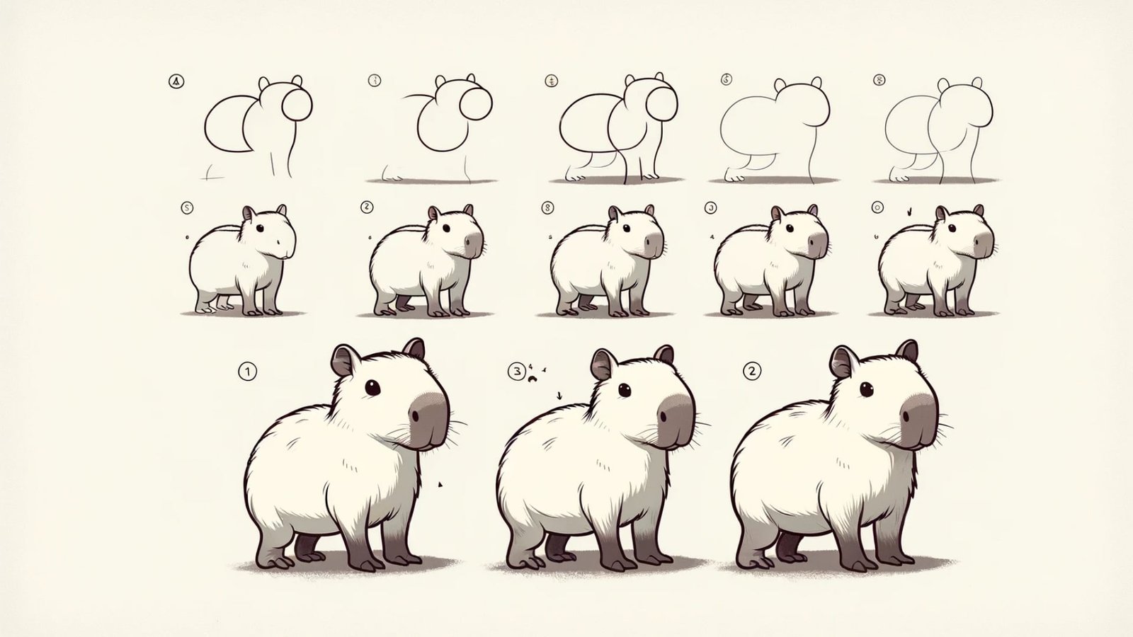 How To Draw A Capybara CapyBara Mag