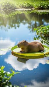 4k Capybaras Mobile Phone Wallpapers 1440×2560 Resolution wallpaper
