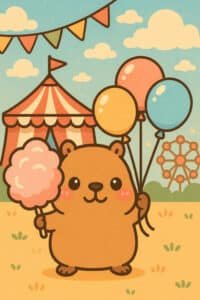 Capibara Animada wallpaper