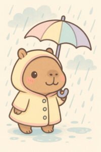 Capibara Animada wallpaper
