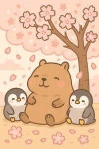 Capibara Animada wallpaper