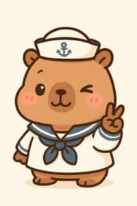 Capibara Animada wallpaper