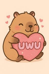 Capibara Animada wallpaper