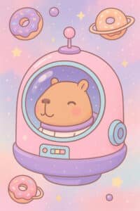 Capibara Animada wallpaper
