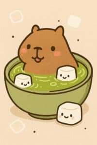 Capibara Animada wallpaper