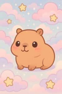 Capibara Animada wallpaper