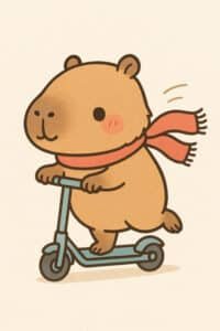 Capibara Animada wallpaper