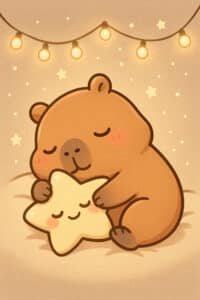 Capibara Animada wallpaper