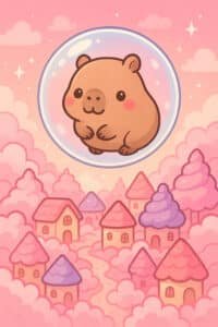 Capibara Animada wallpaper