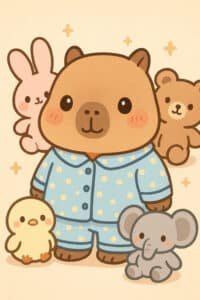 Capibara Animada wallpaper