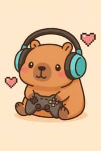 Capibara Animada wallpaper