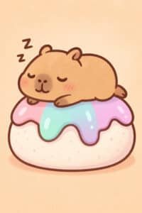 Capibara Animada wallpaper