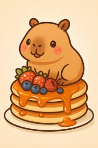 Capibara Animada wallpaper